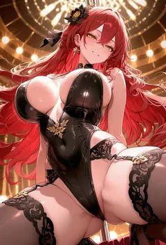 雍容端庄的红发御姐姬子