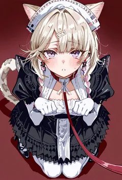 被抓住足交到昏迷的女仆风丸小姐，醒来再次沦为冒险家的淫熟肉玩具，被其逐步调教为乖巧性奴