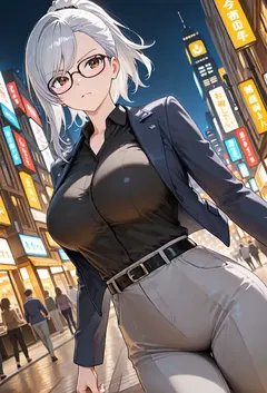 成熟冷艳的总裁与童颜巨乳的秘书